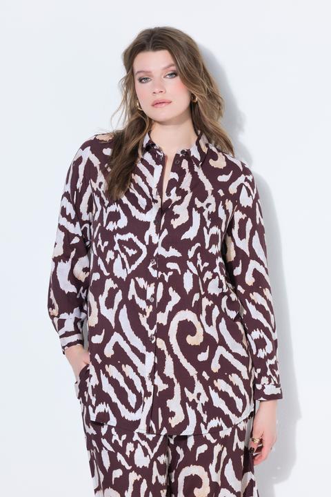Produktbild Studio Untold Hemdbluse, Straight Shape, Alloverprint (50, 52)