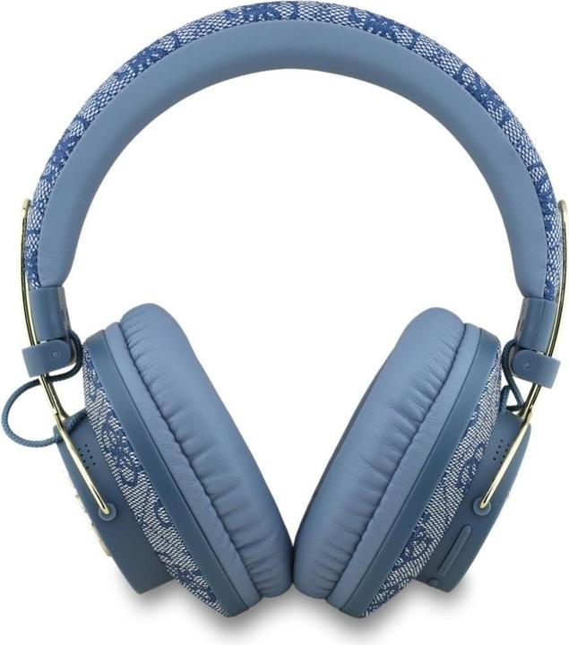 Produktbild Guess Headphones Bluetooth ENC Metal 4G Logo blue (30 h, Kabellos)