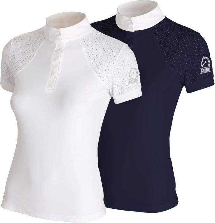 Actual product image Tattini Women's riding polo with micro-perforated inserts (M)