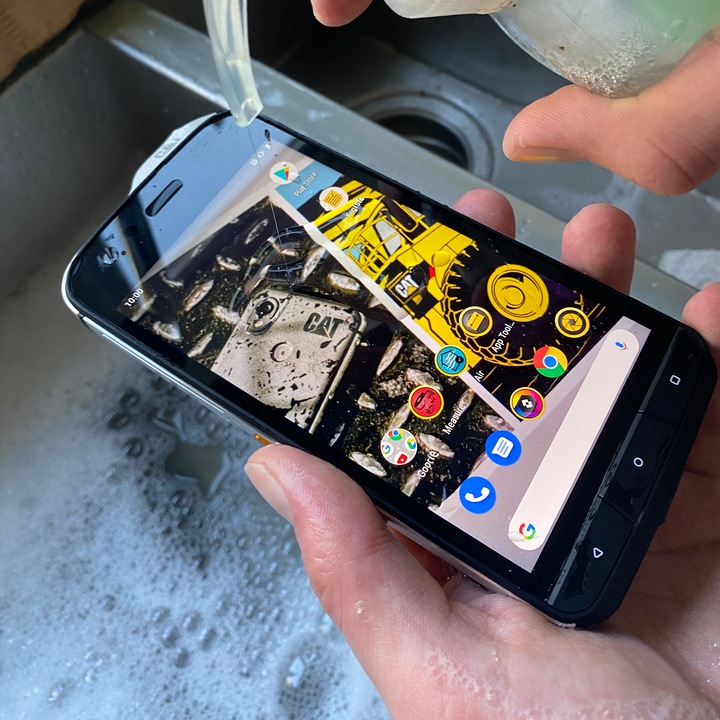 Produktbild Cat S61 (64 GB, Schwarz / Silber, 5.20", Hybrid Dual SIM, 16 Mpx, 4G)