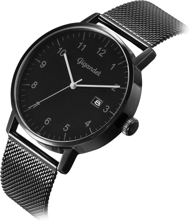 Produktbild Gigandet Elegantes analoges Herrenuhr mit wasserdichtem Edelstahlgehäuse und Mineralglas (Analoguhr)
