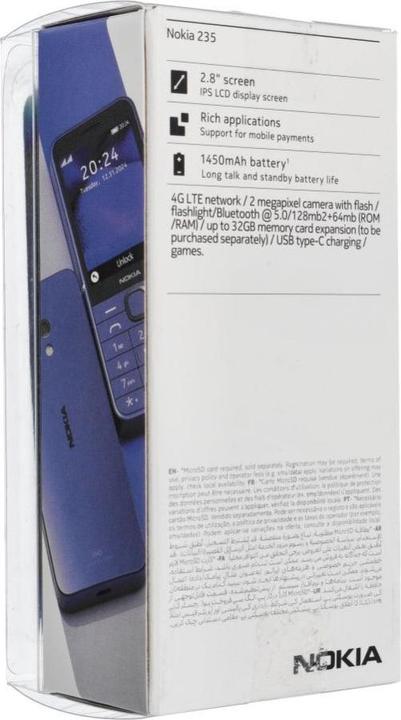 Produktbild Nokia 235 4G (2024) (2.80", 2 Mpx)