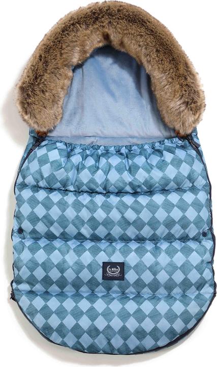 La Millou footmuff-aspen-prince-chessboard