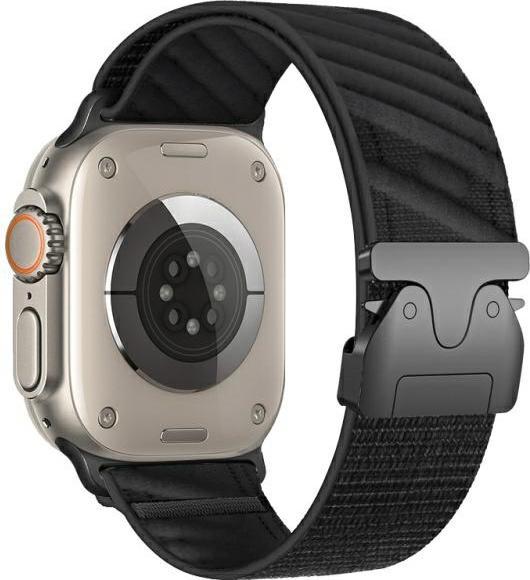 Produktbild Beline pasek Apple Watch Oblique 42/44/45/49mm czarny/black (Nylon)