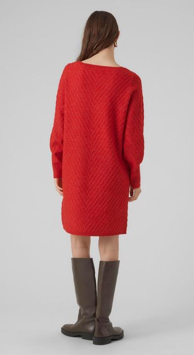 Produktbild Vero Moda VMANJASTINNA LS BOATNECK DRESS GA EXC Strickkleid (S)