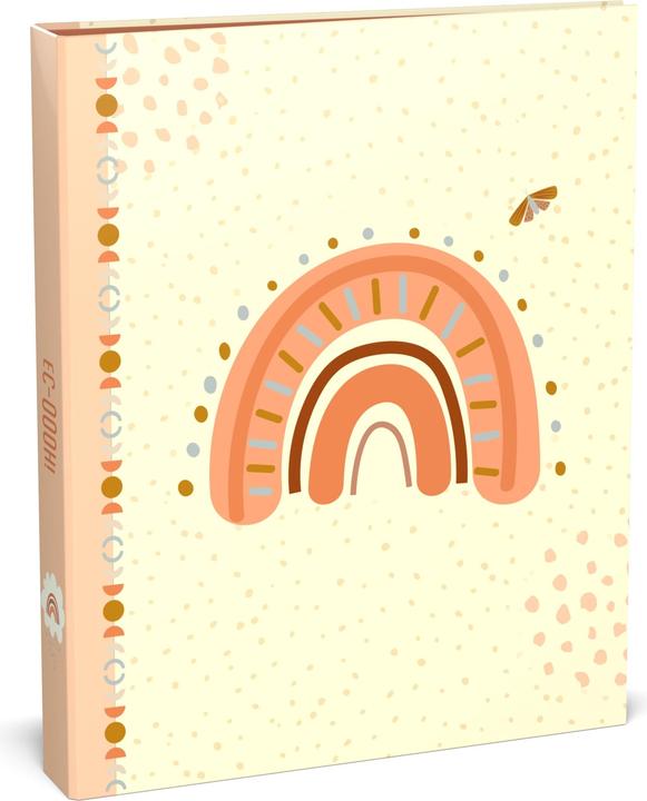 Raccoglitore ad anelli Moos Flores Multicolore A4 26 x 33.5 x 2.5 cm