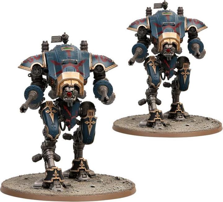 Produktbild Games Workshop Warhammer 40.000 - Imperial Knights Knight Armigers (Kunststoff)