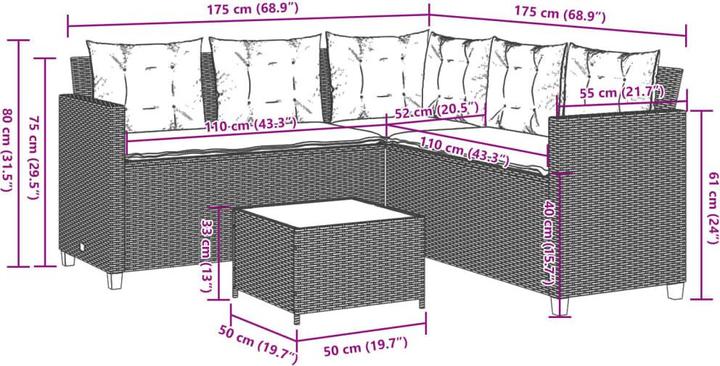 Produktbild vidaXL Shawn