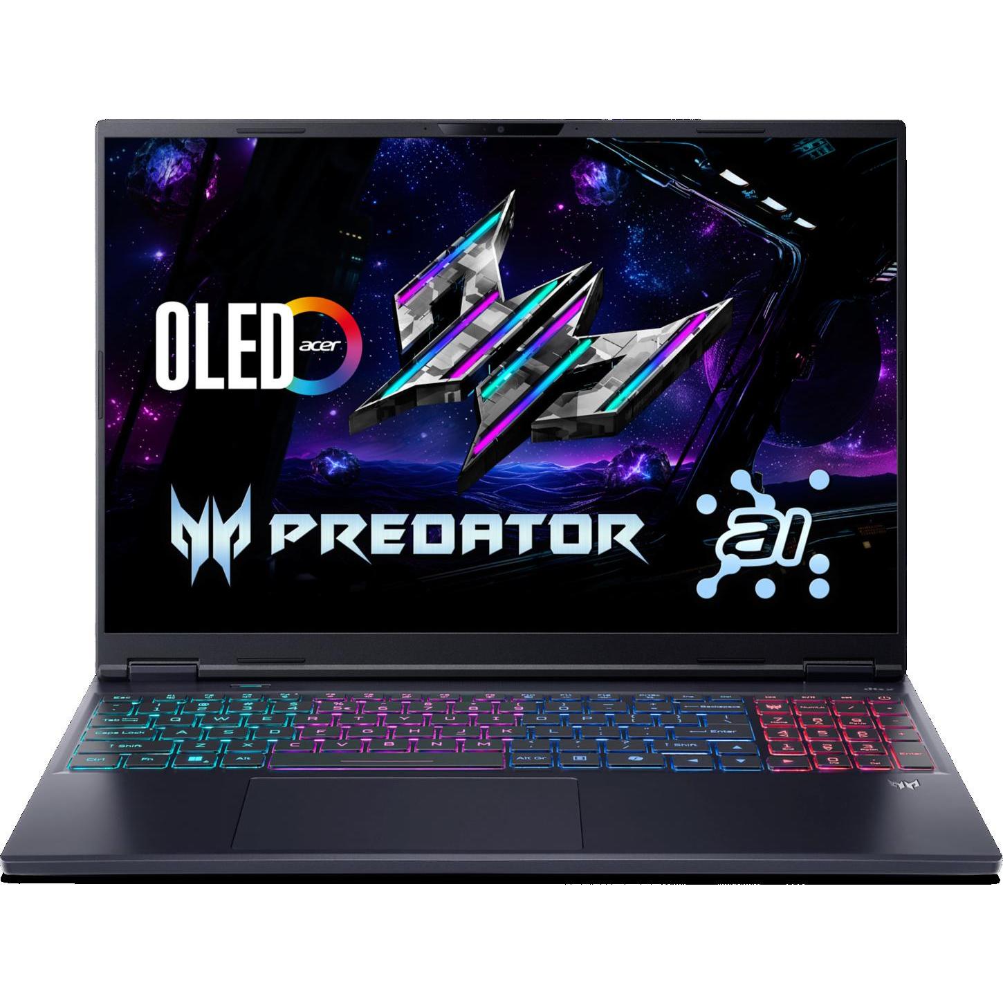 Acer Predator Helios Neo 16S AI OLED (1000 GB, 16 GB, GeForce RTX 5060), PC, Schwarz