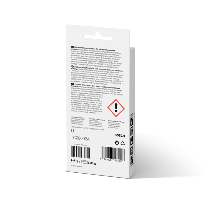 Actual product image Bosch Hausgeräte TCZ 8002 A