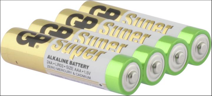 Immagine prodotto GP Batteries Super Alcalina (4 pz., AAA, 2400 mAh)