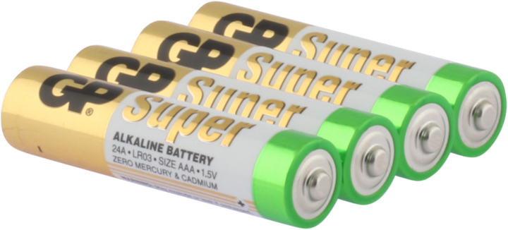 Produktbild GP Batteries Super Alkaline (4 Stk., AAA, 2400 mAh)