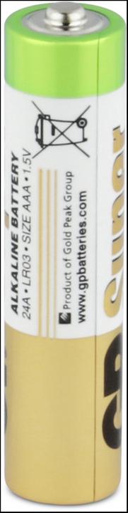 Immagine prodotto GP Batteries Super Alcalina (4 pz., AAA, 2400 mAh)