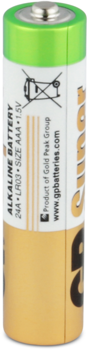 Produktbild GP Batteries Super Alkaline (4 Stk., AAA, 2400 mAh)