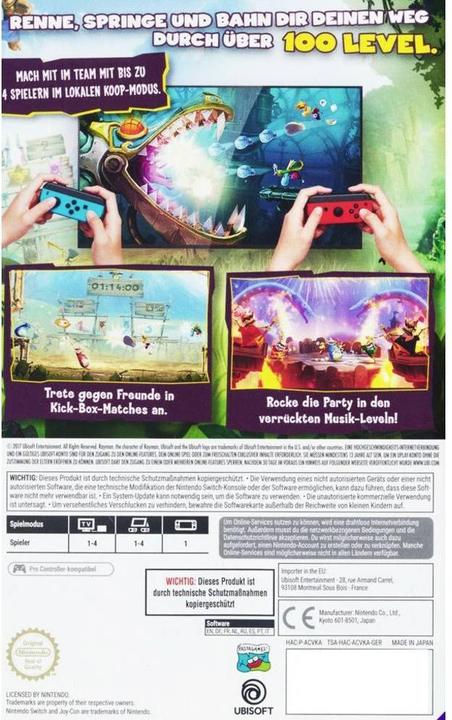 Actual product image Ubisoft Rayman Legends Definitive Edition (Switch, IT, FR, DE)