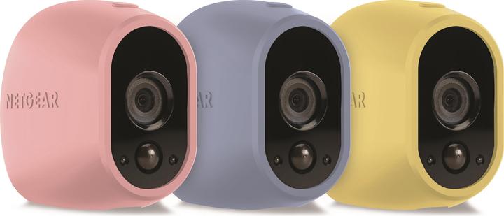 Produktbild Arlo 3 Silicone Skins (rosa, hellblau, gelb)