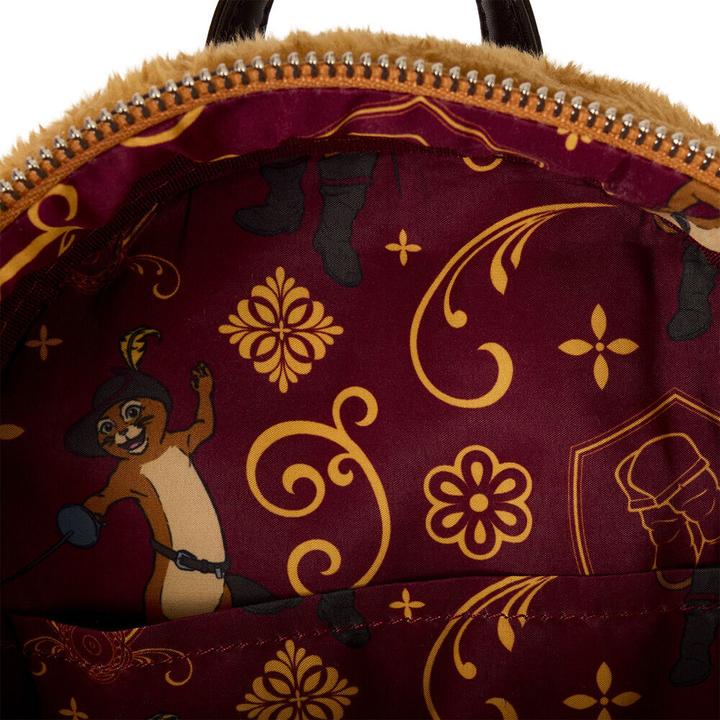 Produktbild Loungefly Shrek Puss in Boots plush backpack 26cm
