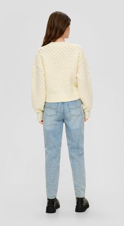Produktbild s.Oliver Strickpullover Pullover mit Strickmuster (L, S)