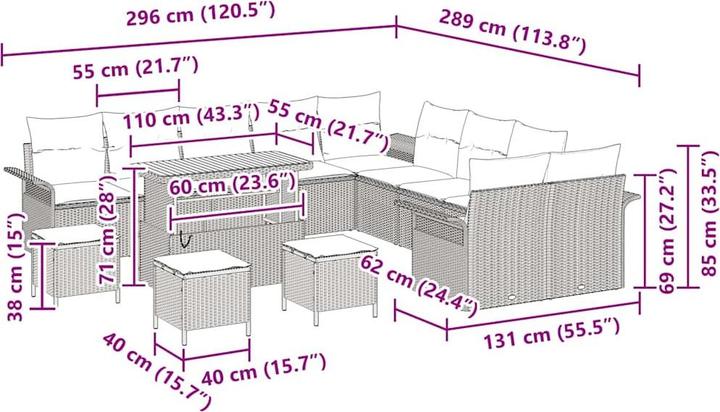 Produktbild vidaXL Braylen