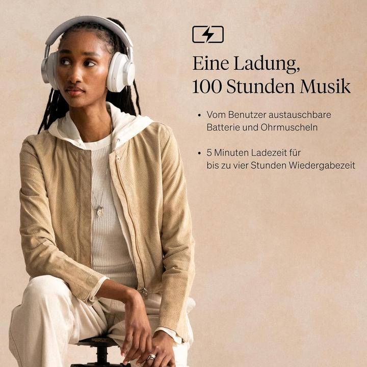 Produktbild Cambridge Audio Melomania P100 SE Noise-Cancelling Headphones, white (ANC, 100 h, Kabellos)