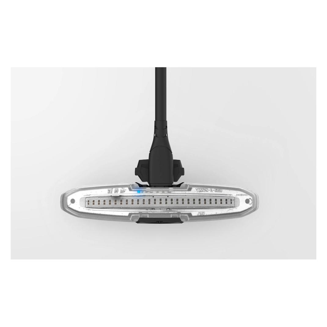 Feu Arrière LED USB Pour Vélo - Étanche IPX6 - 100 Lumens - Support De Selle Inclus - Multicolore Iridescent - 6
