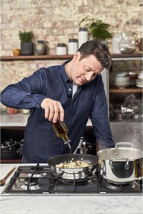 Produktbild Tefal Jamie Oliver Classics (30 cm, Pfannenset + Topfset, Edelstahl)