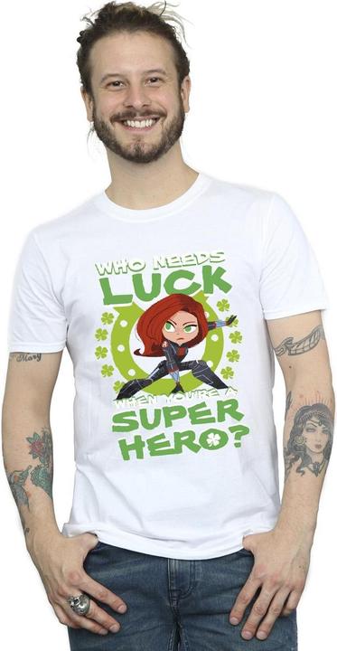 Produktbild St Patrick's Day Black Widow Luck TShirt (4XL)