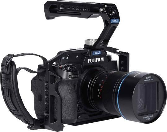 Actual product image Sirui SCH-S5M2 Full Camera Cage Kit for Panasonic LUMIX S5II/S5IIX with handle (Cage, Grip)