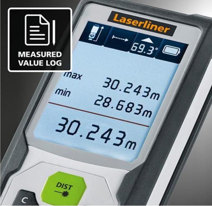 Produktbild Laserliner Laser-Entfernungsmesser LaserRange-Master Gi5 - 080.845A (50 m)