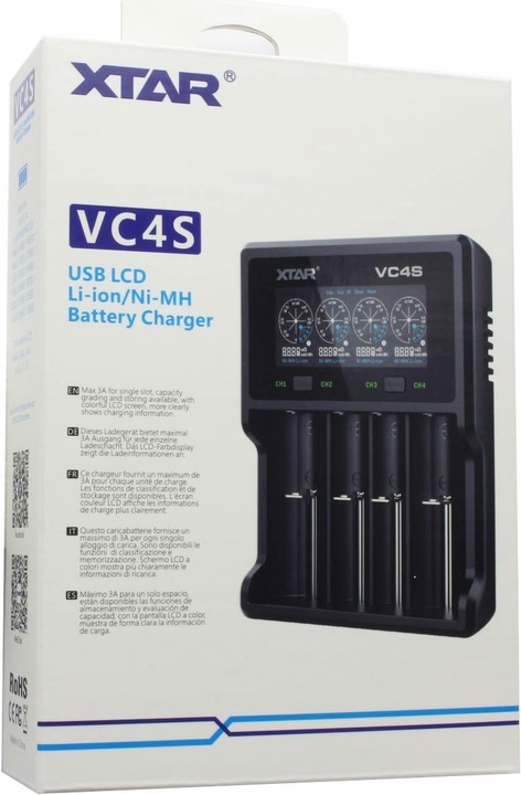 Produktbild Xtar VC4S (1 Stk., Ladegerät inkl. Akku)