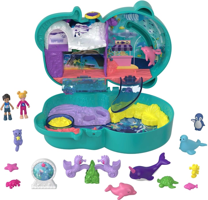 Polly Pocket Big Pocket World - Aquarium à loutres