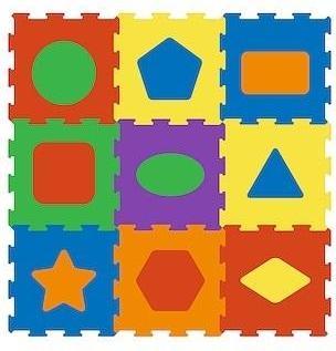 Smily Mata piankowa Kształty (32.50 x 32 cm)