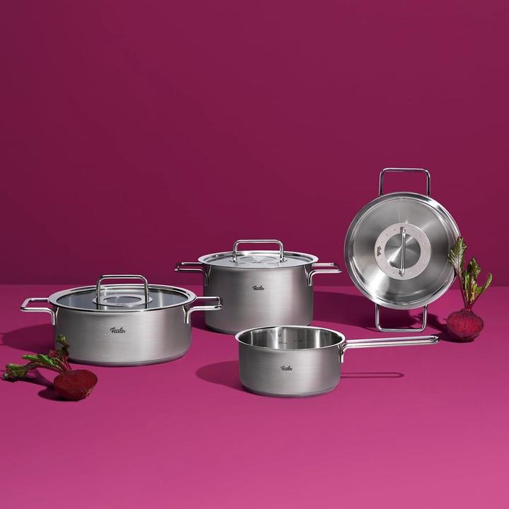 Produktbild Fissler Pure Collection Topfset (Bräter + Schmortopf, Kochtopf, Stielkasserolle, Edelstahl)