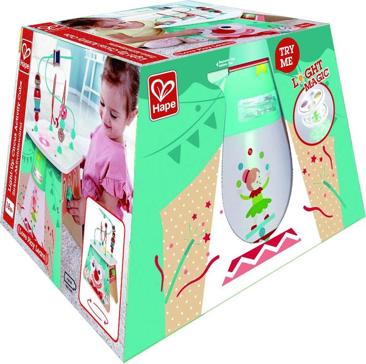Actual product image Hape Circus Activity Cube