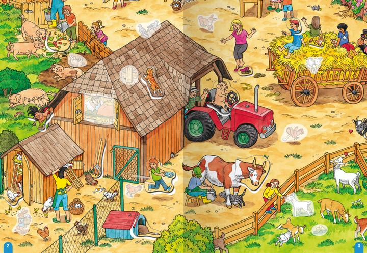 Actual product image Ravensburger Wimmeln, Rätseln, Stickern: Tiere
