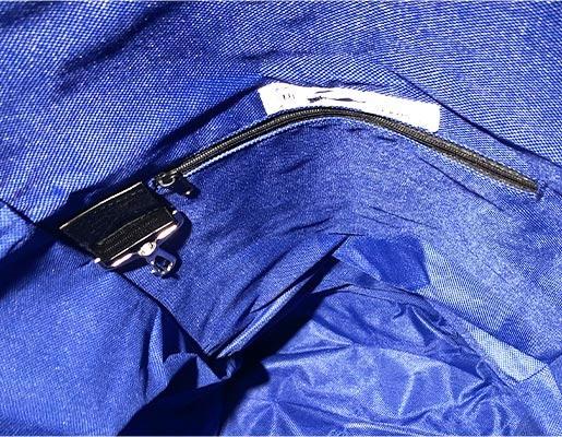 Actual product image Bekos Upcycling - Kurierrucksack aus recycelten Fischfuttersäcke weiss (40 l)