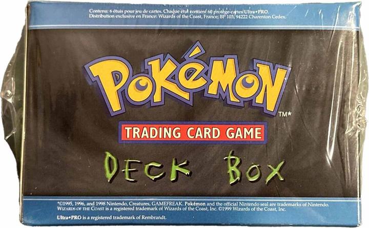Wizards of the Coast Pokmon Ultra Pro Full Display Deck Box Sealed (1999 WOTC) Wizards of the Coast Pokmon Ultra Pro Full Display Deck Box Sealed (1999 WOTC)