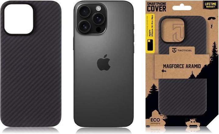 Actual product image Tactical MagForce Aramid Cover for Apple iPhone 16 Pro Max Black (Apple iPhone 16 Pro Max)