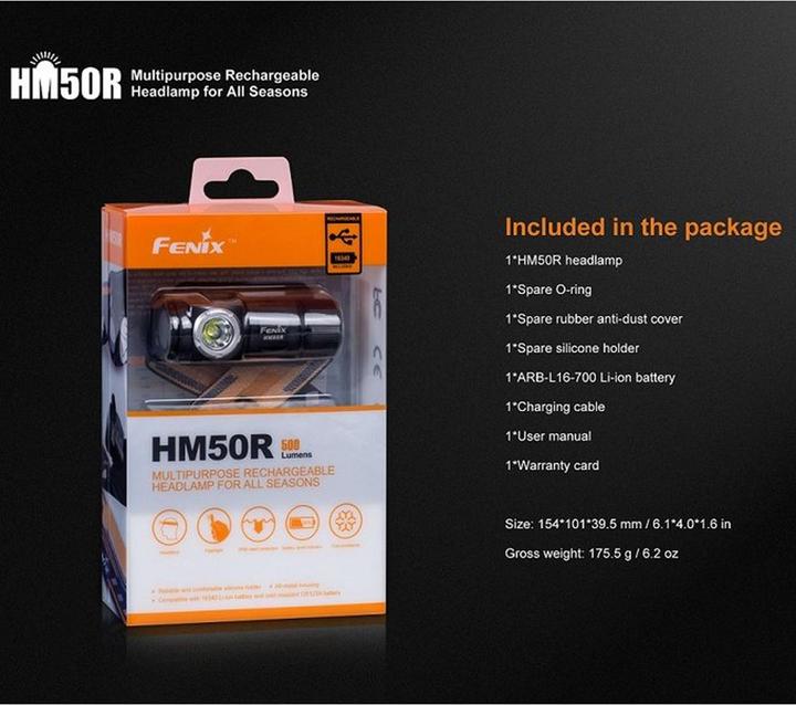 Image du produit Fenix Hm50r (500 lm)