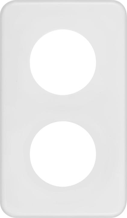 Steffen Abdeckplatte 1x2, ws