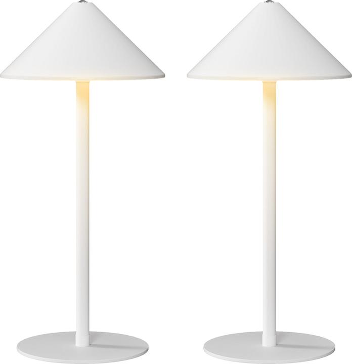 Produktbild Homcom Tischlampe Metall Weiss (160 lm)