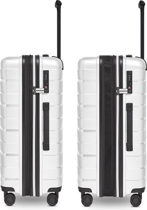Actual product image Bergpfeil Travel 4-Rollen Trolley M 66 cm mit Dehnfalte (72 l)