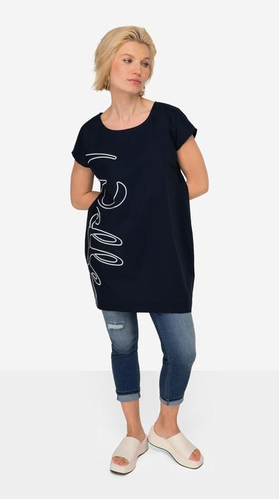 Immagine prodotto Laurasøn Kleid, Straight Fit, Rundhals, seitlicher Schriftzug Welle (S)