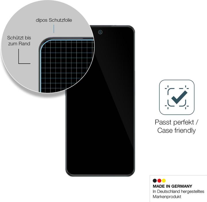 Actual product image Dipos Anti-Shock Screen Protector Clear (1 pcs., Oppo A98)