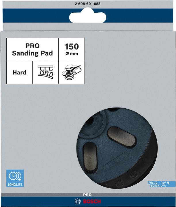 Produktbild Bosch Professional Zubehör Schleifteller hart, 150 mm, für GEX 150 AC Professional, PEX 15 AE