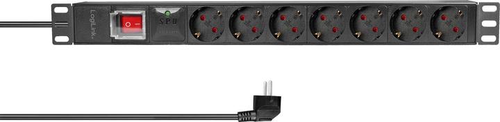 Produktbild LogiLink Stromverteilungseinheit (7 x, CEE 7/3, 2 m)