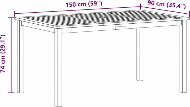 Produktbild vidaXL Gartenmöbel Set