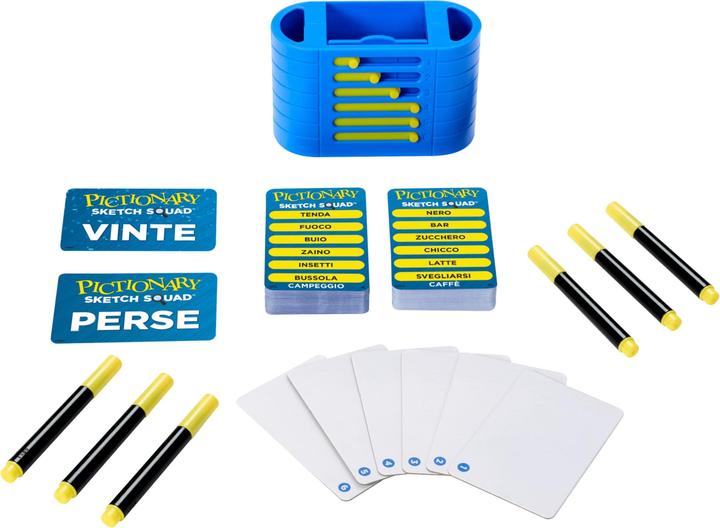 Actual product image Mattel Pictionary Sketch Squad (Italian, 2 - 6 Players)