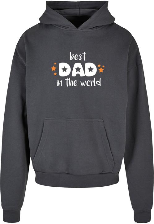 Merchcode Fathers Day - Best Dad In The World Ultra Heavy Hoody - 113613 (S)