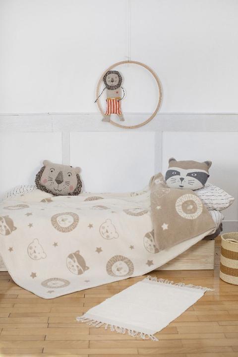 Actual product image David Fussenegger Fussenegger JUWEL filled cushion "Raccoon" (37 x 30 cm)